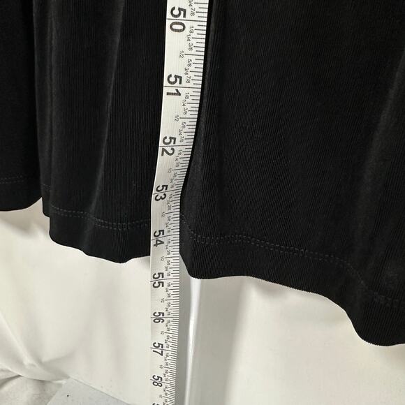 Chico's Travelers Collection Black Maxi Dress w Lace Jacket Sz 2 US L Resortwear - Picture 10 of 15